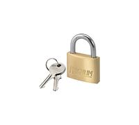 Master Lock Magnum Cadenas en laiton massif avec clés 30 mm