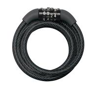 Master Lock Mixte Cable Antivol Vélo (1,2 m Câble) (Combinaison) (Extérieur) 8143EURDPRO - Idéal pour Vélo, Vélo Electrique, Skateboard, Poussettes, Tondeuses et autres Equipements, Noir, 1.20 m
