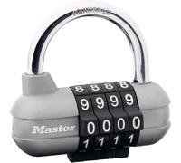 Master Lock P22164 Cadenas argent, noir avec serrure à combinaison