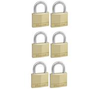 Master Lock P22214 Cadenas fermeture universelle or, argent avec serrure à clé Argent G