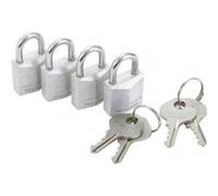 Master Lock P55992 Cadenas fermeture universelle argent avec serrure à clé Argent G