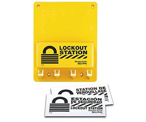 Master Lock S1700 Station de Consignation Compacte avec 4 Crochets