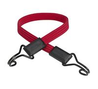 MASTER LOCK Tendeur Plat avec Crochet [60 cm d'Elastique] [Double Crochet Inversé] 3224EURDAT - Idéal pour Le Transport de Charges, l'Emballage, Le Camping, Rouge