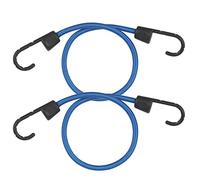 MASTER LOCK Tendeurs avec Crochets [Pack de 2 Elastiques] [60 cm d'Elastique] 4373EURDAT - Idéal pour le Transport de Charges, l'Emballage, le Camping