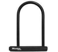 Master Lock U-Lock Antivol pour vélo avec clé - Antivol en U pour vélo - Pour équipement extérieur - Noir