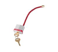 Master Lock Verrouillage Cadenas avec Flexible Tressé Acier Câble Anse MLKS7C5RE