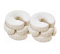 Master Lot de 6 Housses de Coussin de Massage pour appuie-tête de Table de Massage, 100% Coton, Couleur Sable.