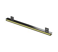 Master Magnetics AM4PLC Support magnétique pour outils, 45,7 cm de large, 20 pound par pouce, revêtement en poudre noire avec bande jaune