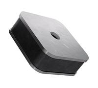 Master Magnetics CA41LWHX24 Lot de 24 attaches aimantées, rectangulaires avec trou central plaqué zinc, longueur 2,5 cm, largeur 2,1 cm, hauteur 0,8 cm, 5,4 kg, argent