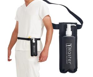 Master Massage America Holster Porte-bouteille avec 1 bouteille Noir 250 ml