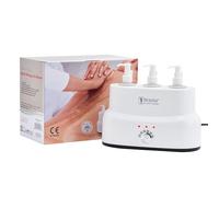 Master Massage Brevet Pratique Chauffe-Huile de Massage Automatique 3 Bouteilles pour Salon Spa Massage Corps Thérapie Blanc