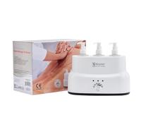 Master Massage Chauffe-huile de massage à trois bouteilles - Chauffage professionnel pour lotion de massage avec bouteilles vides - Appareil de chauffage pour crème de massage - Chauffage de bouteille