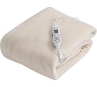 Master Massage Chauffe-table de massage en polaire de luxe, certifié ETL, coussin chauffant avec chauffage réglable et minuterie, crème