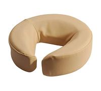 Master Massage Coussin de tête, en Mousse à mémoire de Forme, pour Table de Massage, avec Fermeture Velcro, Beige