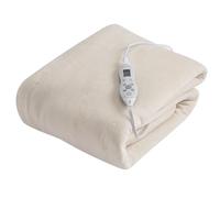 Master Massage Couverture chauffante électrique super pelucheuse avec arrêt automatique et réglage de la température, lavable en machine et toucher polaire épais