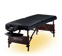 Master Massage Del Ray Table de Massage, Bois, Noir, 80 x 200 cm