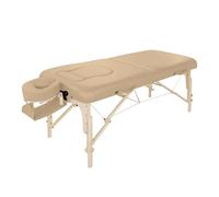 Master Massage Eva Mobile Chaise Longue de Grossesse avec découpe de Poitrine et Housse rembourrée Beige 71 cm