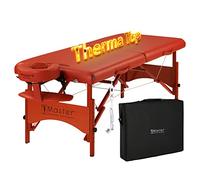 Master Massage FairlaneTT Table de Massage Portable en Bois Pliable 70 cm avec Plateau Chauffant réglable Cinammon 70 cm