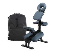 Master Massage Fauteuil de massage portable ergonomique Bleu roi
