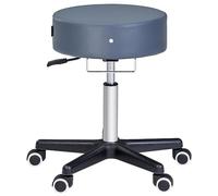 Master Massage Glider Tabouret pivotant Rond Ergonomique réglable pour barbier, Chaise Dentaire, Tabouret de Bureau à Domicile, Bleu Roi
