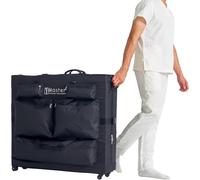 Master Massage Housse de Transport Universelle pour Table de Massage Portable avec roulettes en Nylon Noir 68 cm à 81 cm