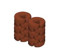 Master Massage Lot de 12 housses de coussin en microfibre pour table de massage Chocolat foncé