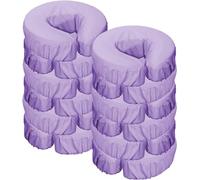 Master Massage Lot de 12 housses de coussin universelles en microfibre pour le visage - Violet - 12 pièces