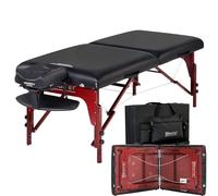 Master Massage Montclair Pro Table de massage portable de 78,7 cm, rembourrage en mousse à mémoire de forme, panneaux Reiki, libération de câble Shiatsu, table de tatouage, lit de spa, lit facial