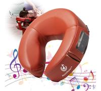 Master Massage MusicMaster Coussin de visage en forme de corne de nez avec mousse à mémoire de forme et haut-parleur Hi-Fi Bluetooth AUX pour table de massage, banc de massage, cannelle