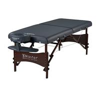 Master Massage Newport Table de Massage Pliable en Bois Bleu Roi 71 cm
