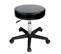 Master Massage Non-Costco Tabouret de travail sur roulettes Noir