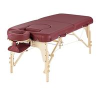 Master Massage Table de Grossesse Mobile Eva 76 cm - Table de Massage - Découpe au Niveau de la Poitrine - Découpe du Ventre - avec Housse rembourrée - Sac de Transport - Bordeaux - avec Coussin
