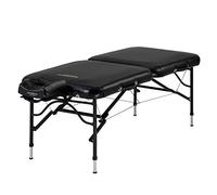 Master Massage Table de Massage en Aluminium Noir 76 cm
