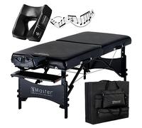 Master Massage Table de Massage Mobile Pliable en Bois avec Coussin Musical et Haut-Parleur 76 cm