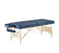 Master Massage Table de Massage Portable Coronado LX 76,2 cm, Bleu Roi (Comprend Un étui de Transport, Un traversin, des CD de Musique Spa et des Housses d'oreiller)