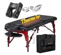 Master Massage Therma Top Table de Massage Mobile chauffante et Pliable en Bois 71 cm