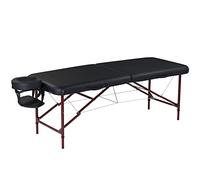 Master Massage Zephyr Table de massage en aluminium léger Noir 71 cm