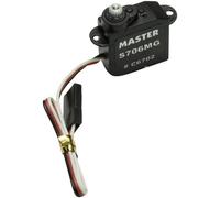 Master Modellbau Mini servomoteur S706 MG analogique Matériau entraînement: titanium Système de conn