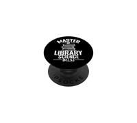 Master of Bibliothéconomie/Bibliothèque Science de l'information PopSockets PopGrip Adhésif