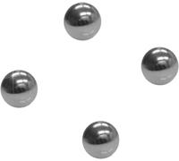 Master of Boards Lot de 4 aimants puissants en néodyme pour tableau magnétique, tableau blanc, tableau en verre, mini aimants de réfrigérateur, forte adhérence, Ø 10 mm, argent