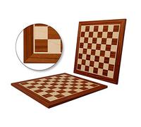 Master of Chess Echiquier Bois 48 cm - Fait Main Jeu Echec Voyage Pliable - Grand Jeu D'échecs pour Enfants et Adultes - Staunton NO.5