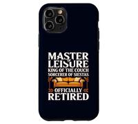 Master of Leisure Canapé King à la Retraite Coque pour iPhone 11 Pro