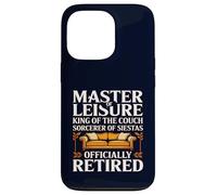 Master of Leisure Canapé King à la Retraite Coque pour iPhone 13 Pro