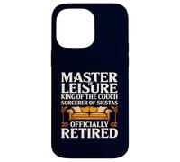 Master of Leisure Canapé King à la Retraite Coque pour iPhone 14 Pro Max