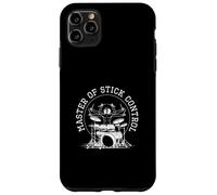 Master of Stick Control Drôle Joueurs de Batterie Musicien Batteur Coque pour iPhone 11 Pro Max