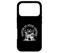 Master of Stick Control Drôle Joueurs de Batterie Musicien Batteur Coque pour iPhone 17 Pro