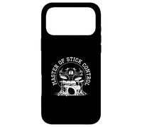 Master of Stick Control Drôle Joueurs de Batterie Musicien Batteur Coque pour iPhone 17 Pro Max