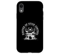 Master of Stick Control Drôle Joueurs de Batterie Musicien Batteur Coque pour iPhone XR