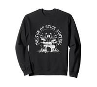 Master of Stick Control Drôle Joueurs de Batterie Musicien Batteur Sweatshirt