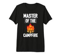 Master of The Camfire Camping Camper Adventure Nature Lover T-Shirt Haut de Gamme